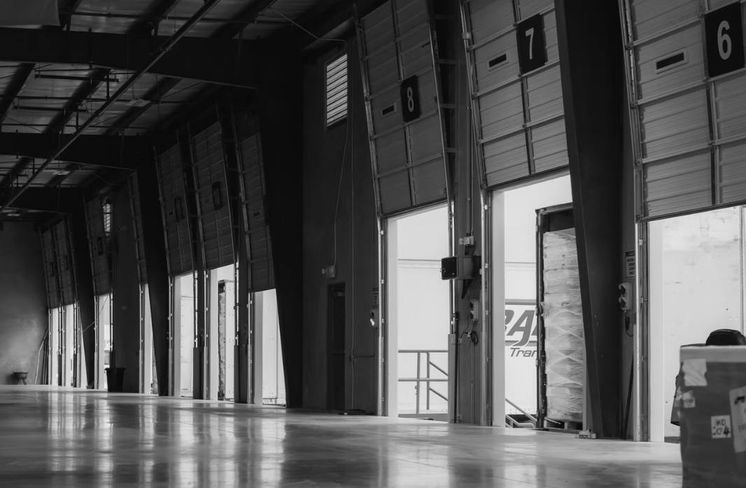 Warehouse loading dock interior
