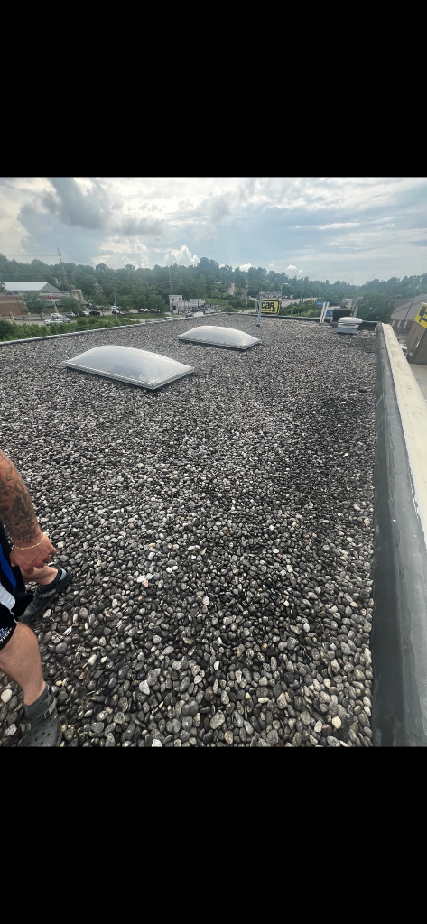 Take 5 Oil Change TPO roof replacement project, Alexandria KY — photo 1