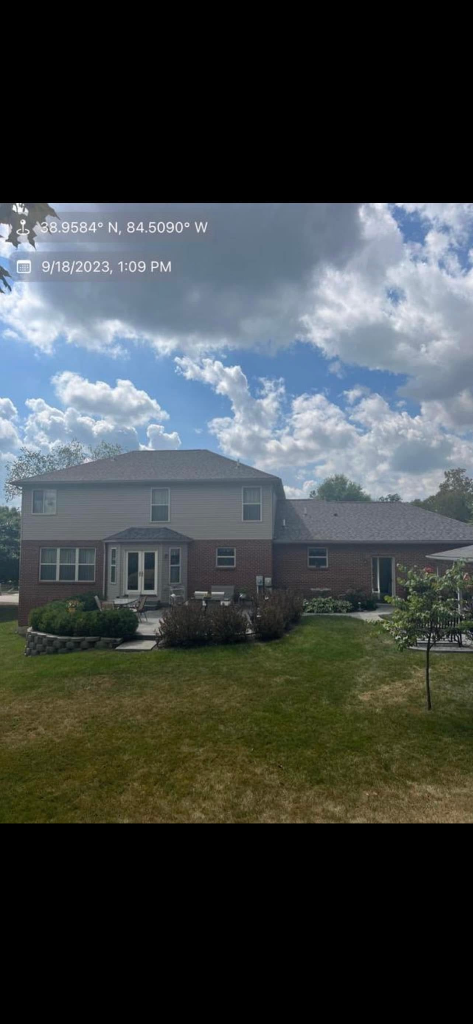 Brick Home — Roof Replacement Complete
