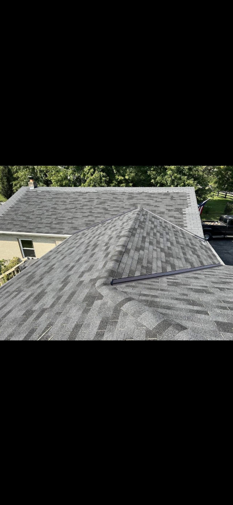 Hip Roof — Completed Shingle System