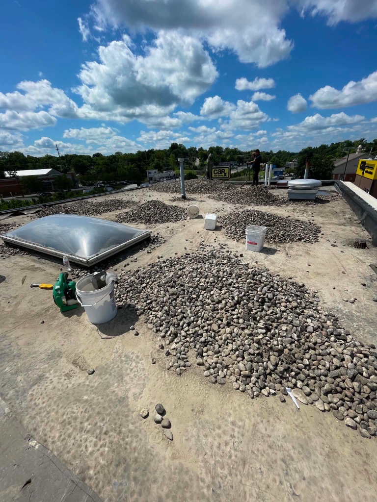 Take 5 Oil Change TPO roof replacement project, Alexandria KY — photo 12