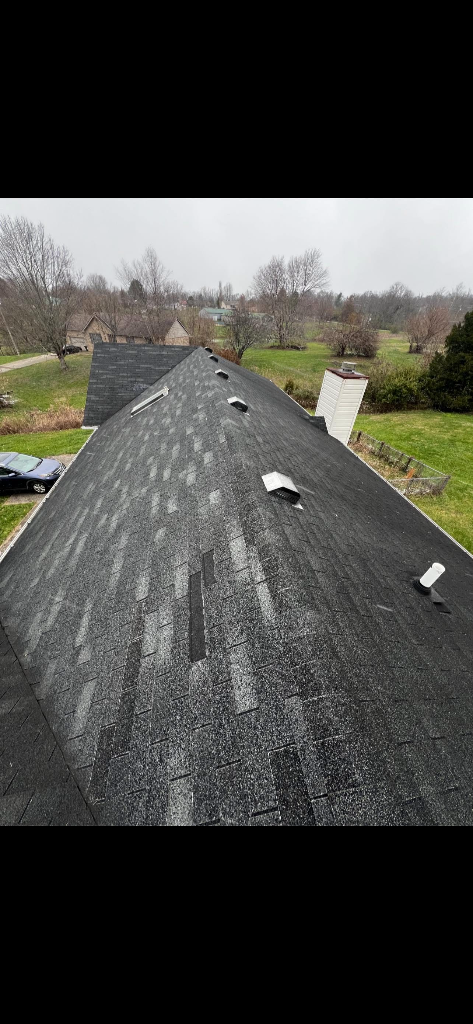 Before — Storm Damaged Roof