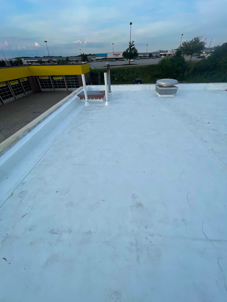 Take 5 Oil Change TPO roof replacement project, Alexandria KY — photo 20
