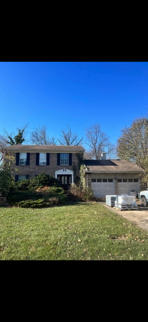 New Shingles — Brick Colonial (Before Install)