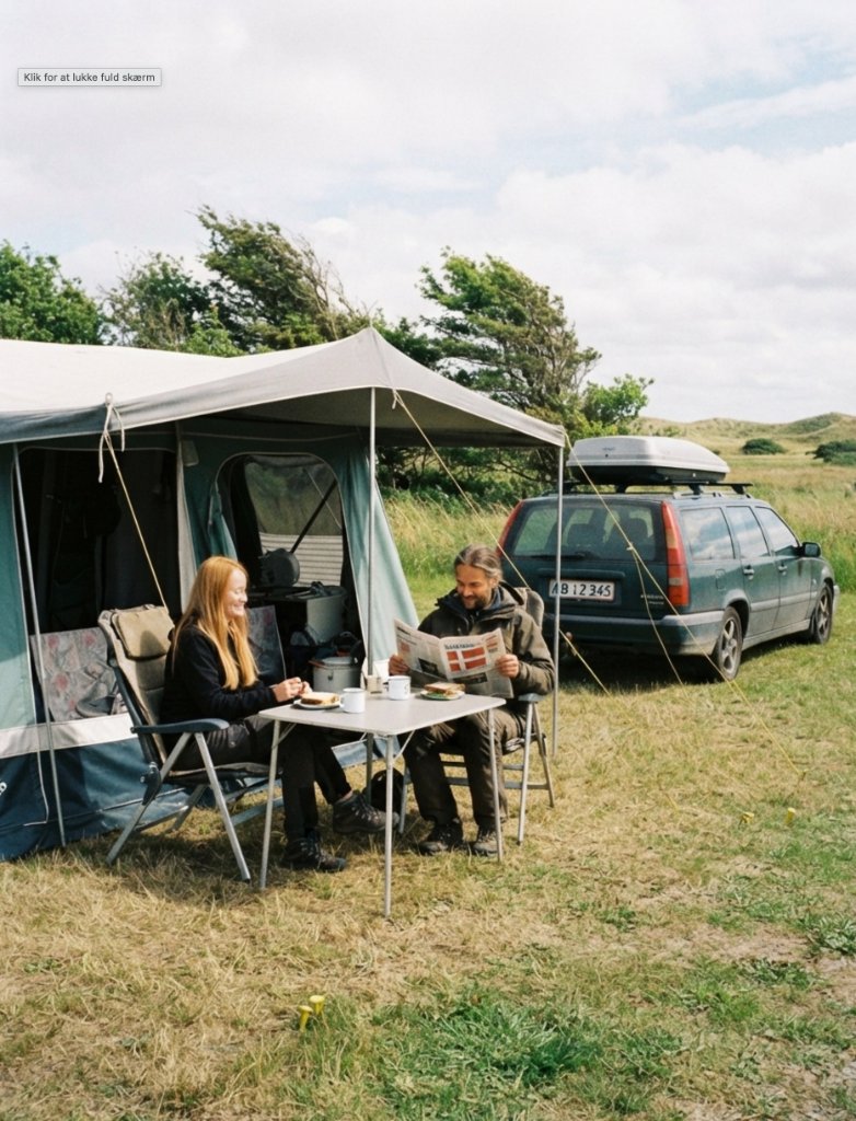 Par ved campingen i en Camp-Let