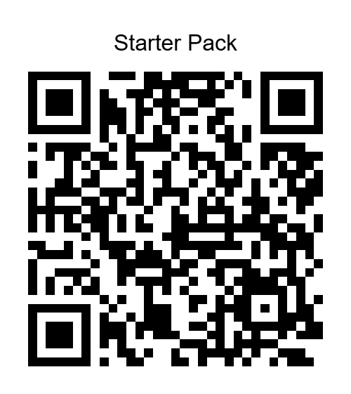 Scan to pay $9 for the Starter Pack and 200 SkillJet coins
