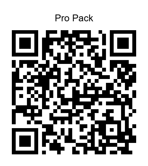 Pro Pack QR code