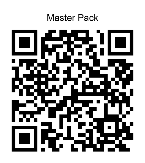 Master Pack QR code