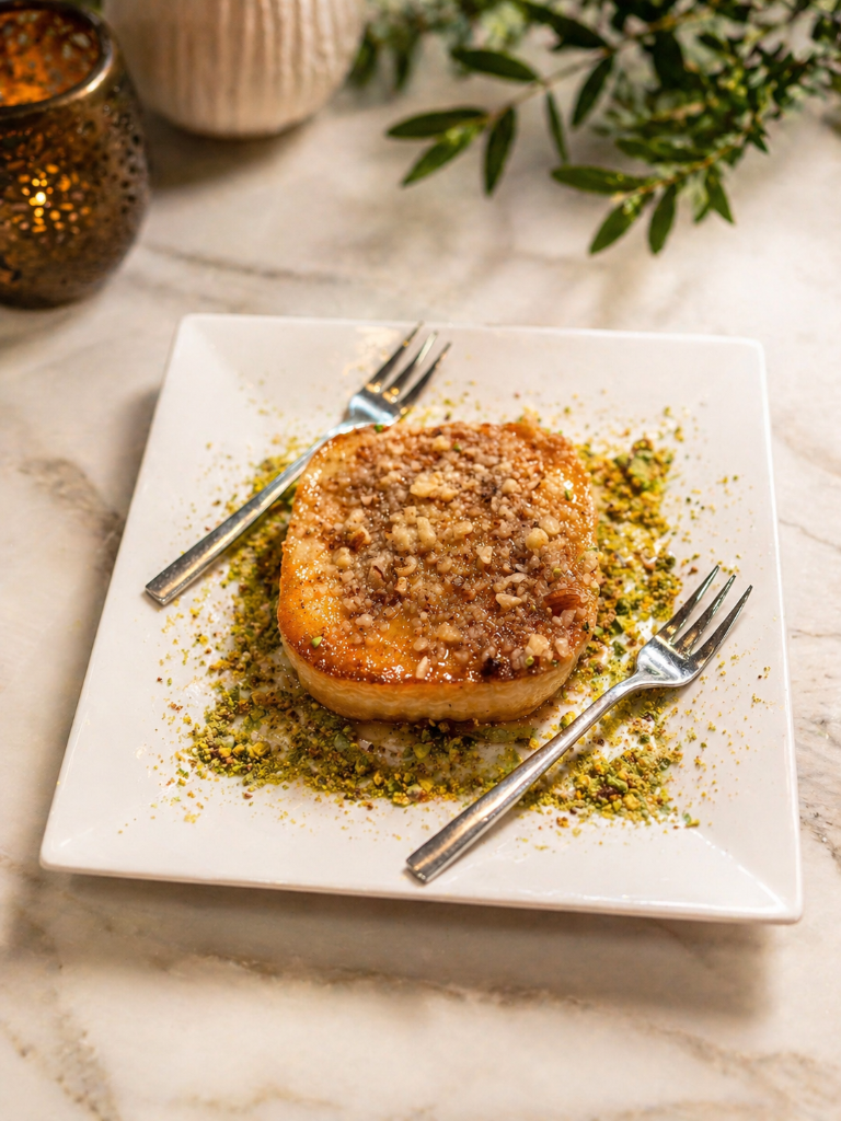 Honey walnut dessert