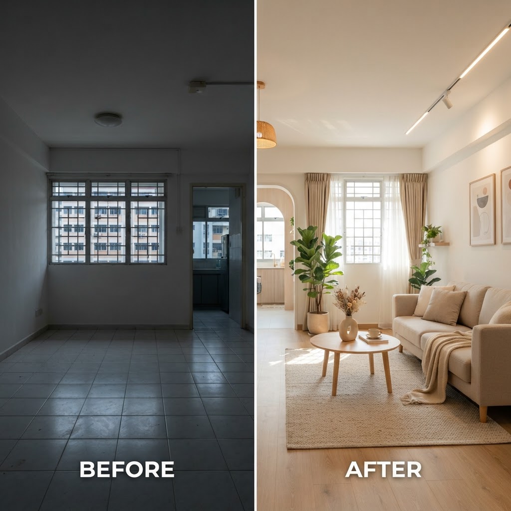 Living Room - Modern Minimalist