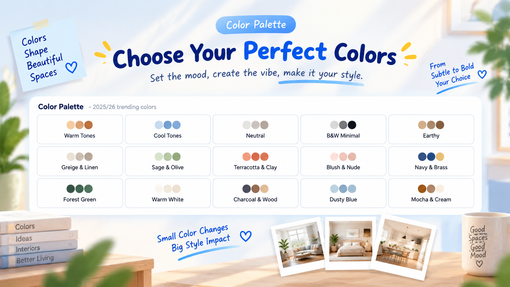 Select color palette