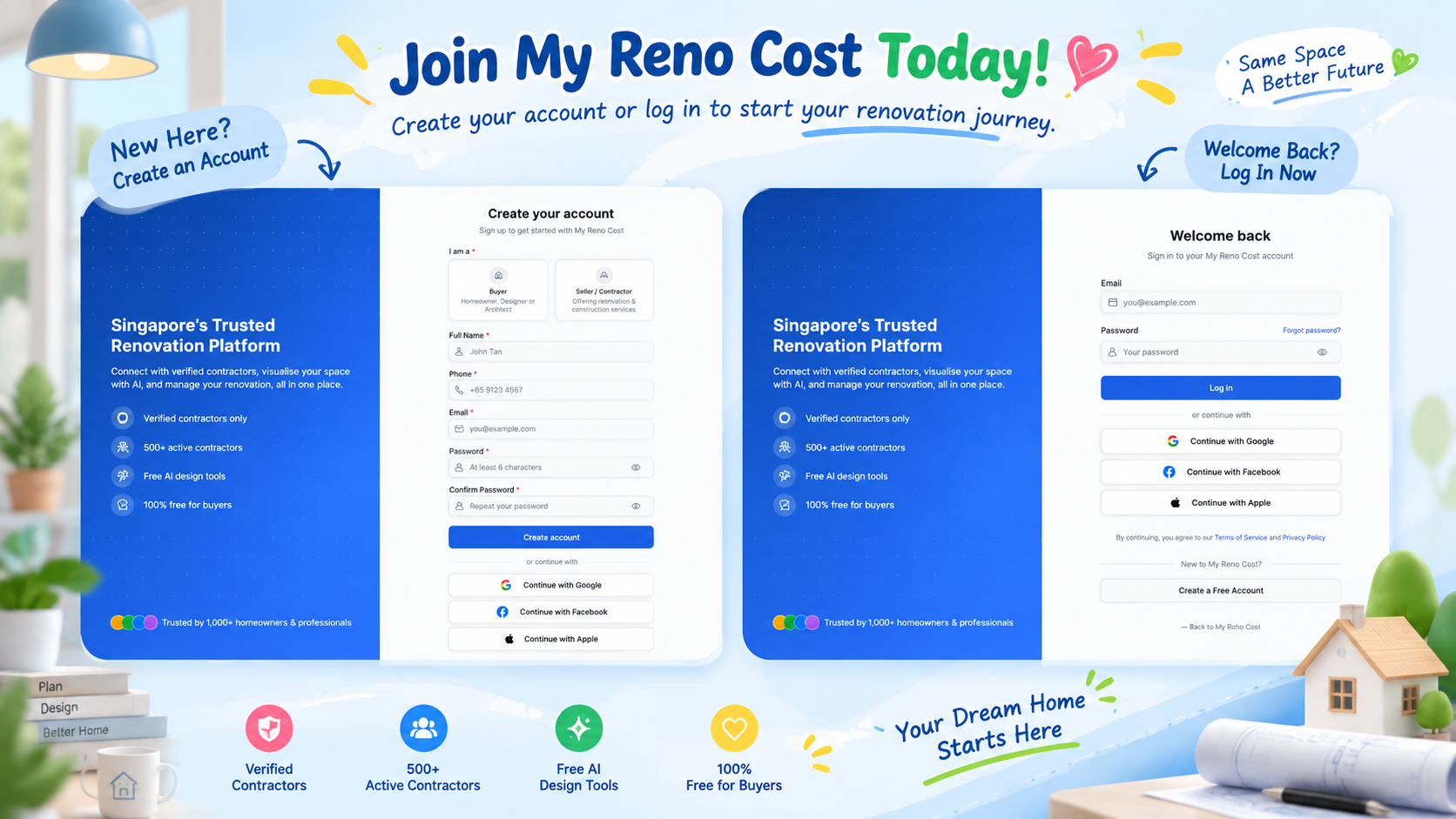 Create your account