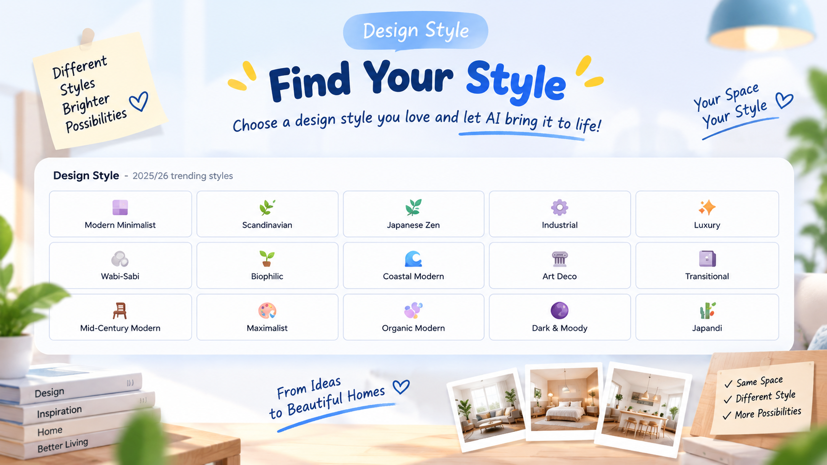 Select design style