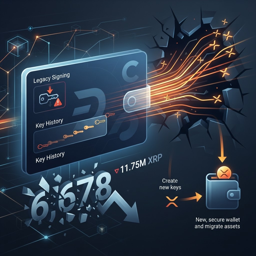 Addresses Signed With Old DCENT App Wallet Versions Drained at Scale: 11.75 Million XRP From 6,678 Wallets, and a Key History That No Patch Can Erase