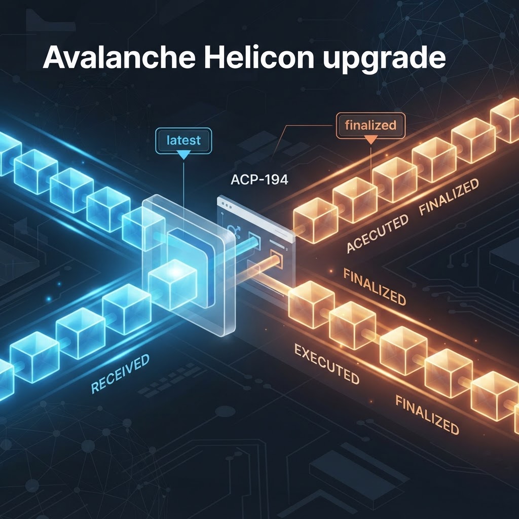 Avalanche Helicon Goes Live on Mainnet: C-Chain Acceptance and Execution Are Now Decoupled, and `latest` No Longer Means Final