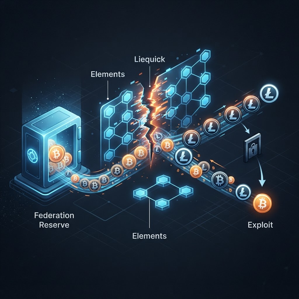 Liquid Network、Elementsのレンジプルーフ検証キャッシュ欠陥で約4,000 BTC相当の無裏付けL-BTCが発行される