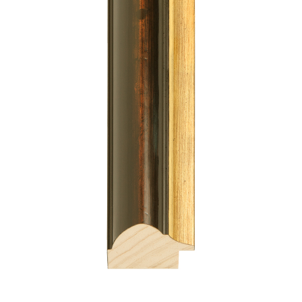 Plum Bullnose with Gold Scooped Lip