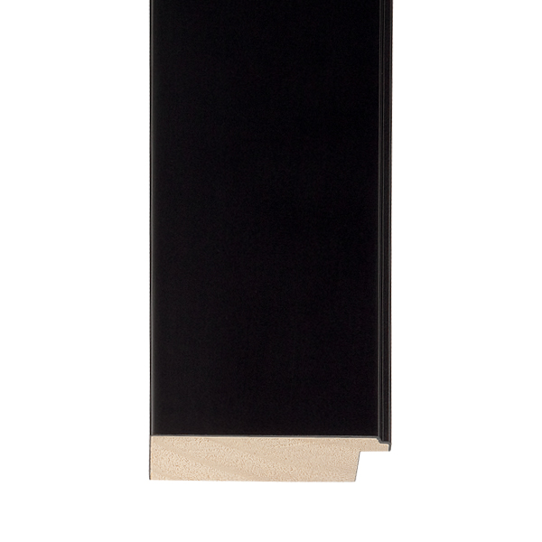 Matte Black Square W/Ridge On Lip