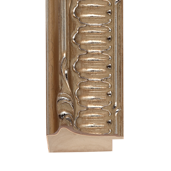 Silver Ornate Fluting