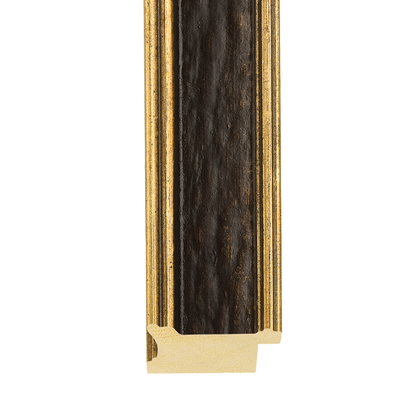 Black Panel w/Gold Lip