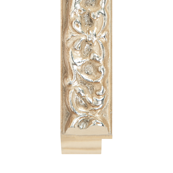 Silver Flat Ornate Emboss