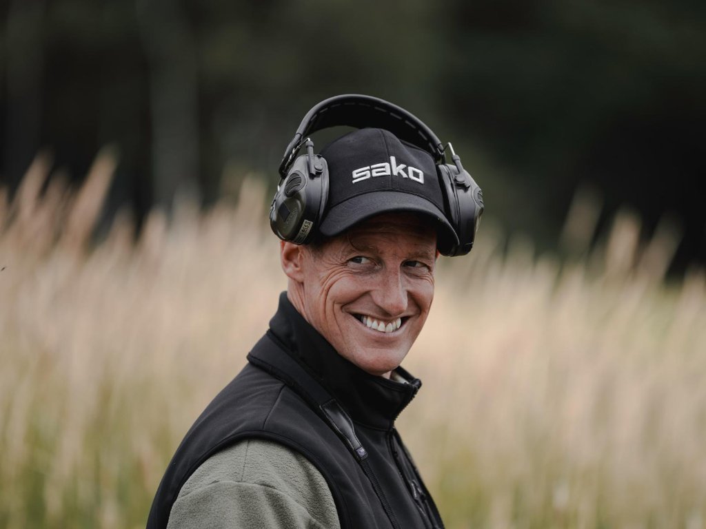 Paul Childerley with Sako ear defenders