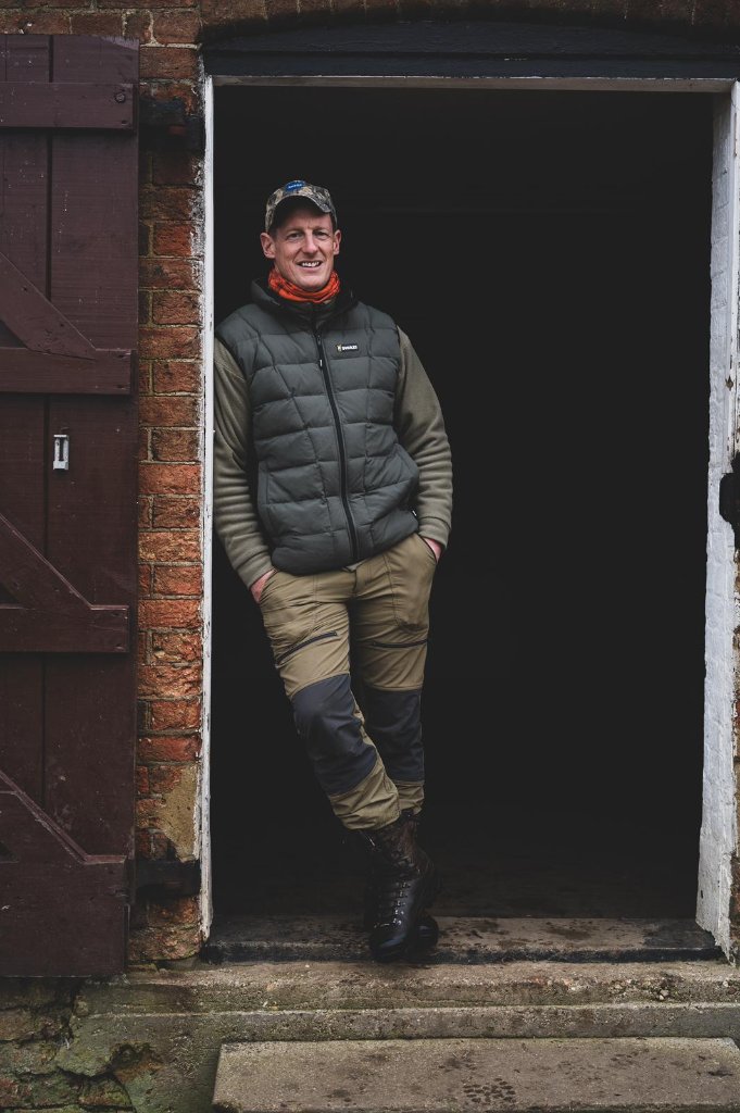 Paul Childerley in the field