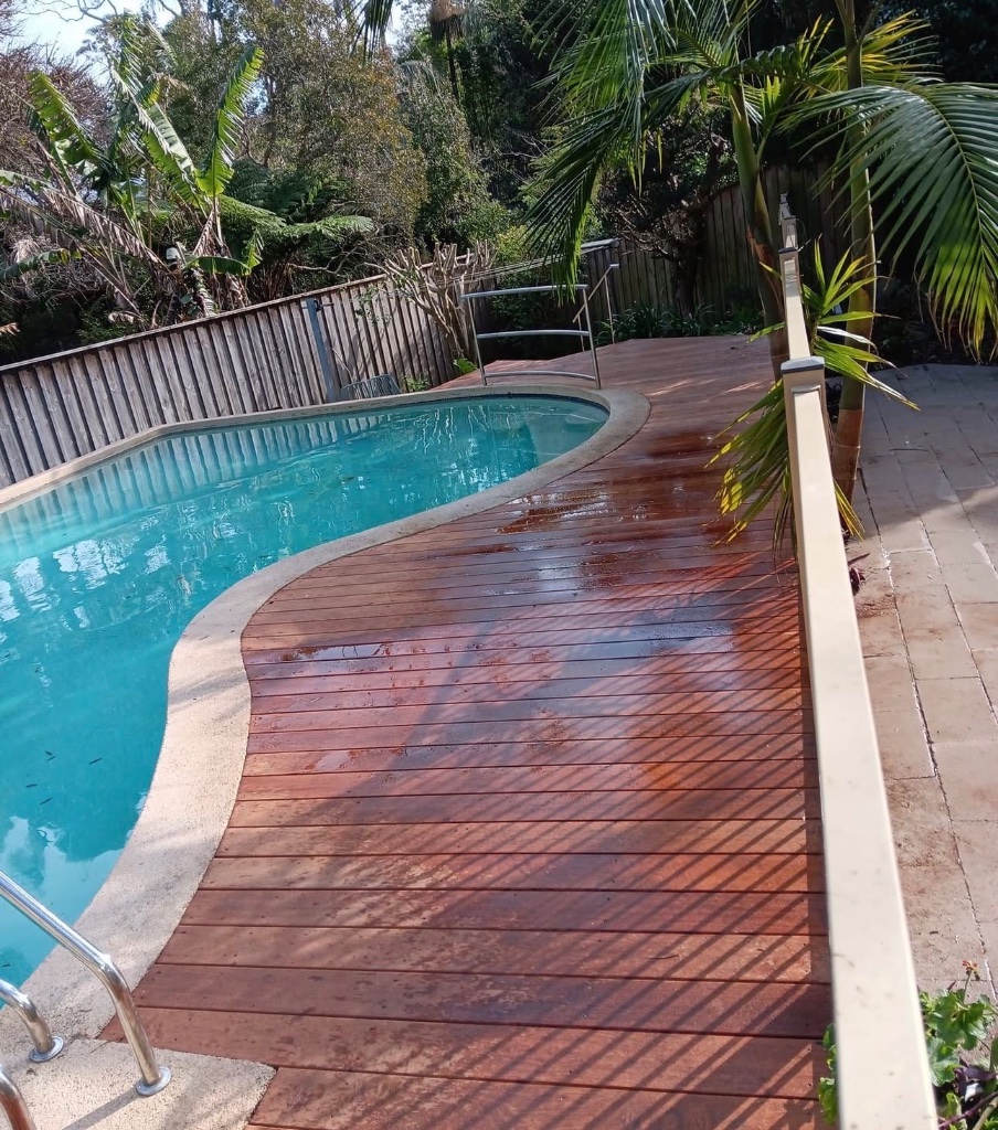 Killarney Heights — Merbau Pool Deck