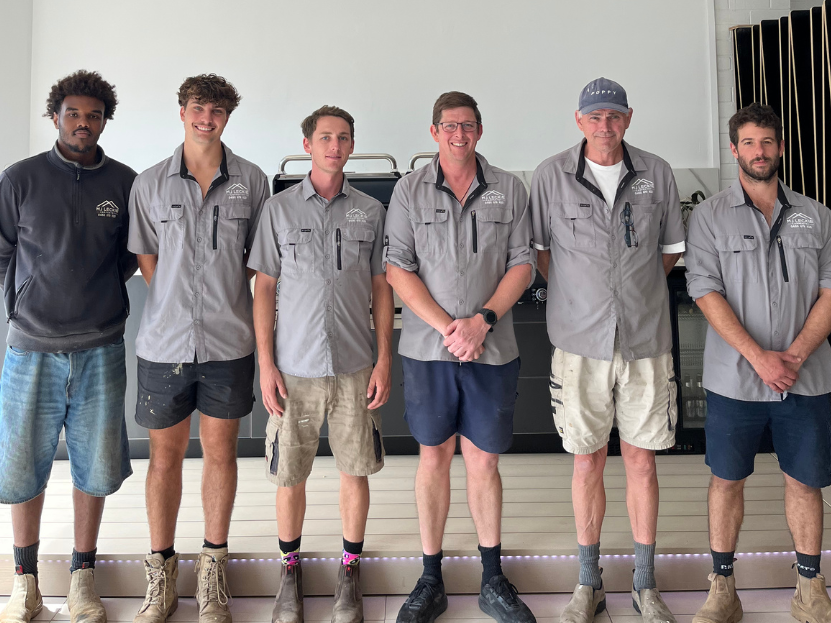 MJ Leckie Carpentry team