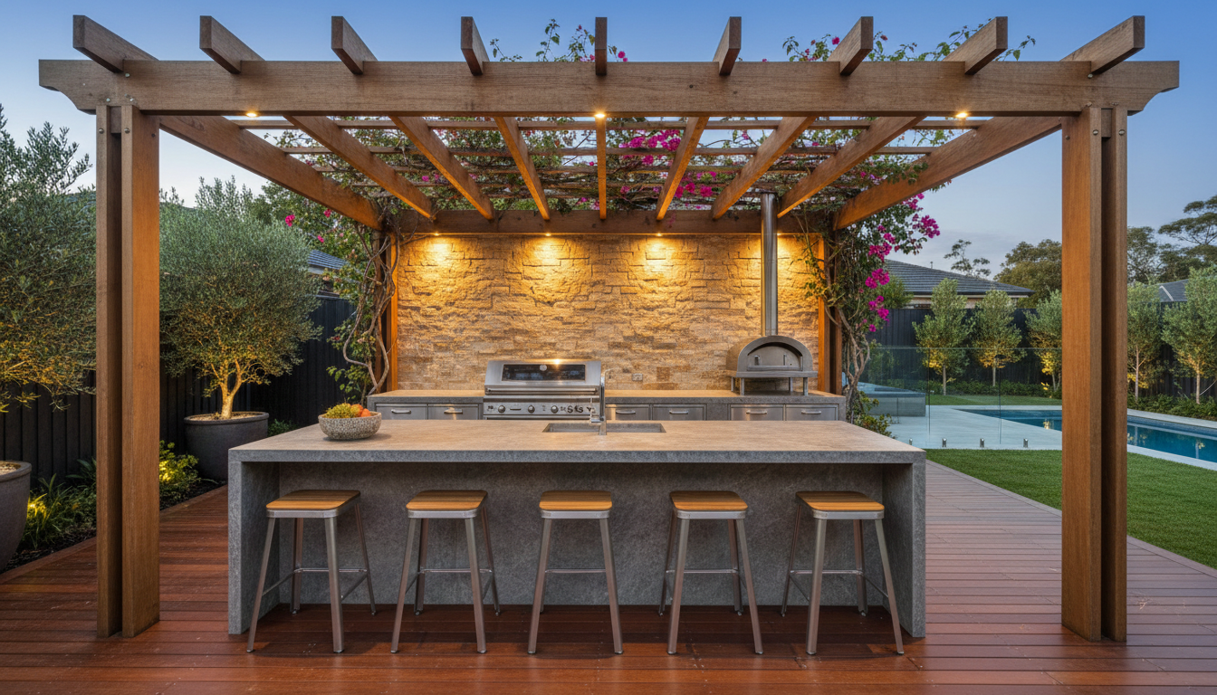 Custom Outdoor Kitchens Sydney — MJ Leckie Carpentry