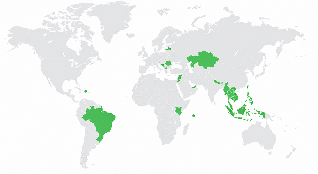 AITbiotech Global Distribution Map