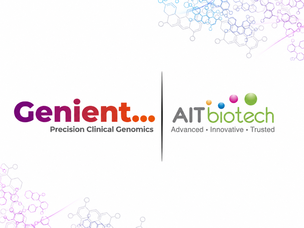 AIT Biotech Partners with Genient to Advance Clinical Genomics and Molecular Diagnostics in India