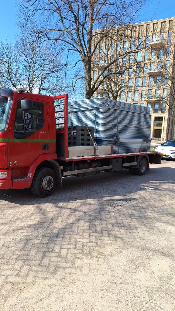 Rijplaten & bouwhekken bezorging