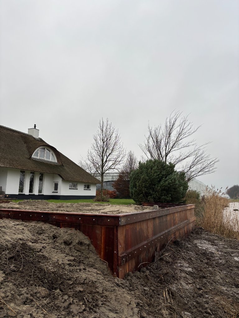 Beschoeiing woonhuis