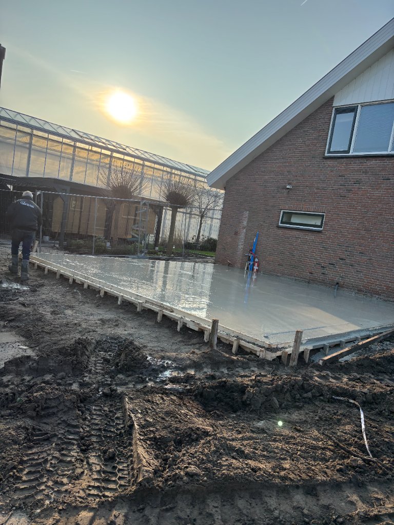 Betonnen garage vloer Havenaar