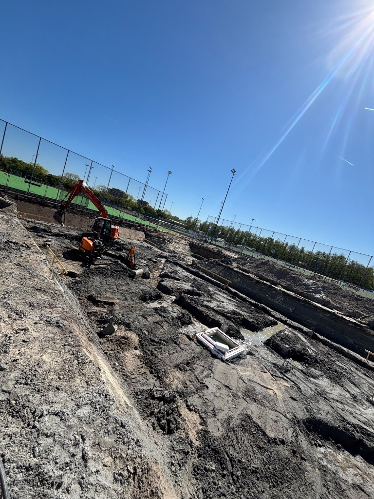 Graafwerk sportpark fase 3