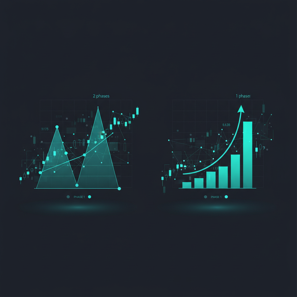 Prop Firm 2 Phases vs 1 Phase: Complete Comparison