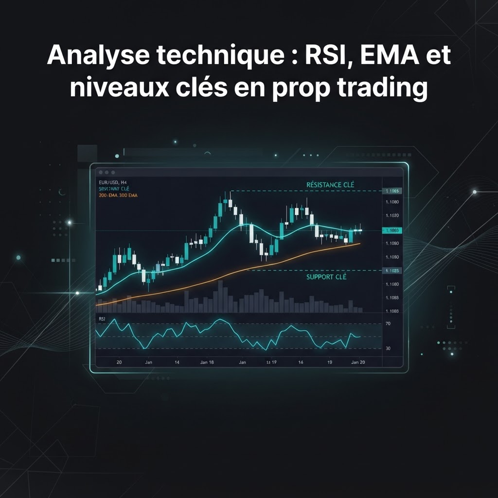 Technical Analysis: RSI, EMA, and Key Levels in Prop Trading