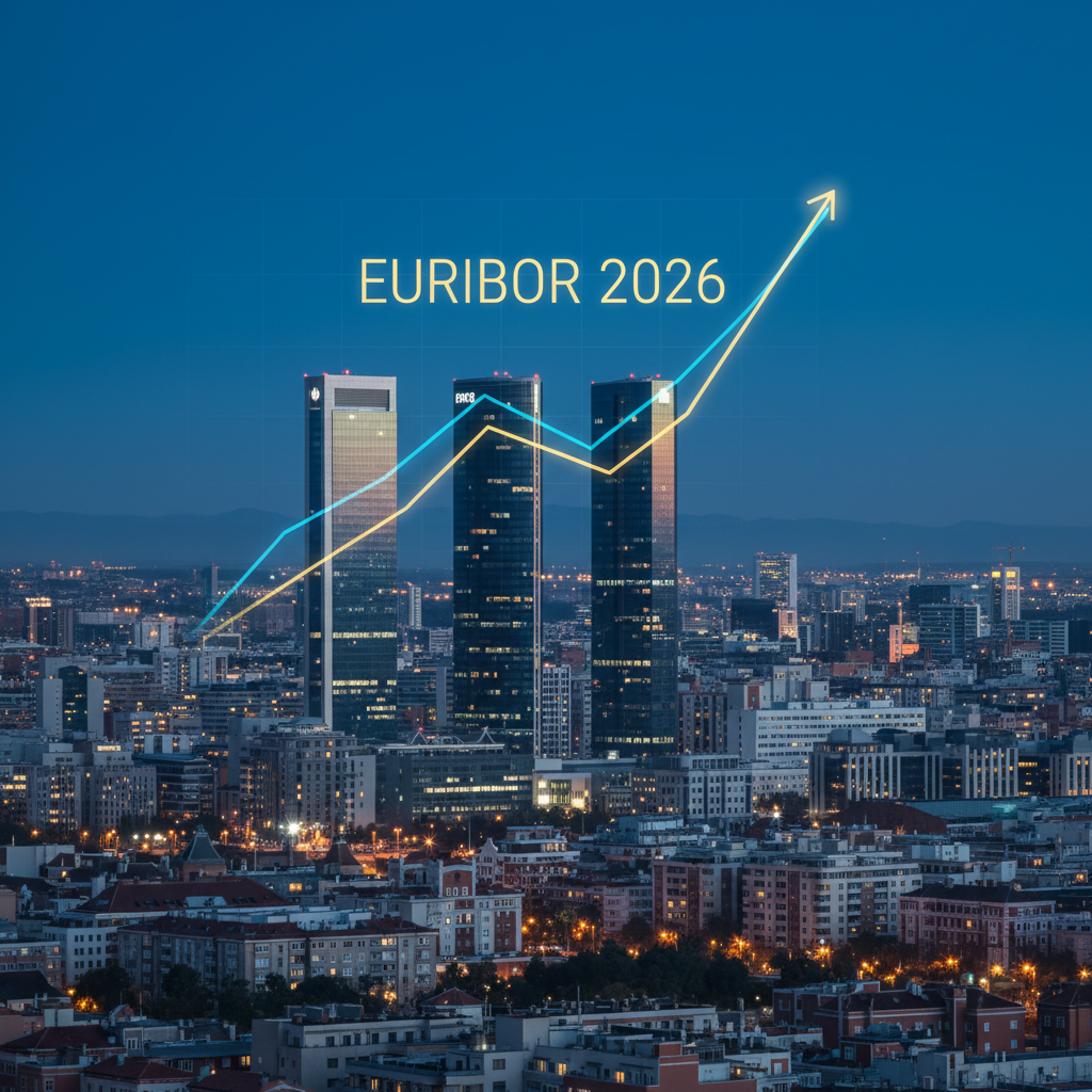 El mercado hipotecario en 2026: récord de firmas y repunte del Euribor por tensiones geopolíticas