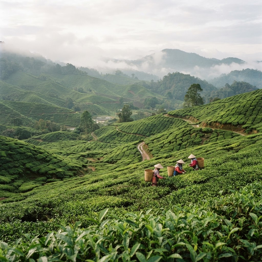 Cameron Highlands Tea Plantation + Market Tour