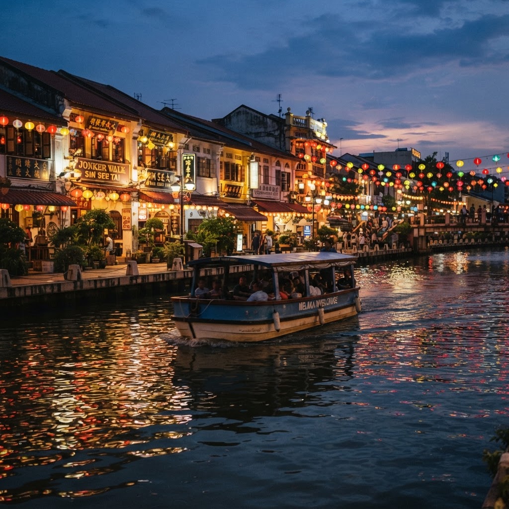 Melaka River Cruise + Jonker Walk Free Time