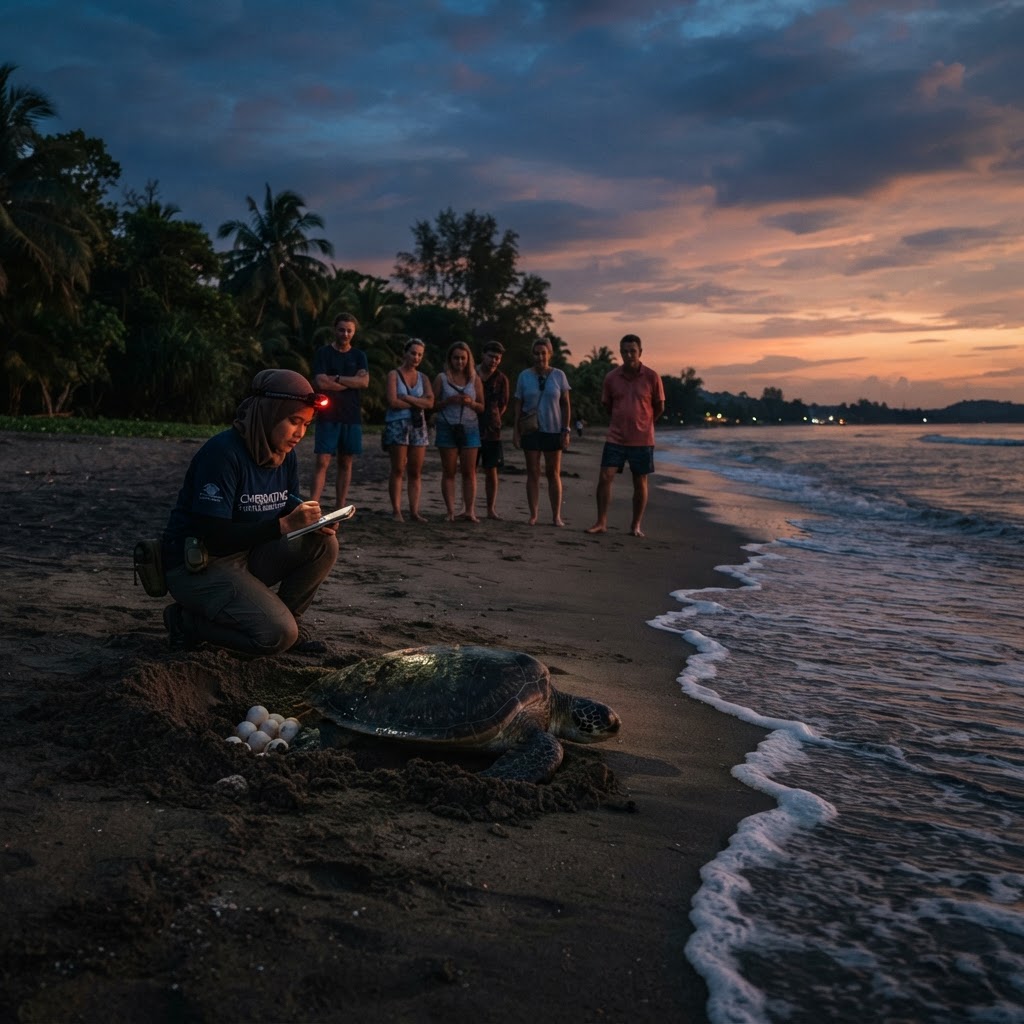 Cherating Turtle Watching Experience