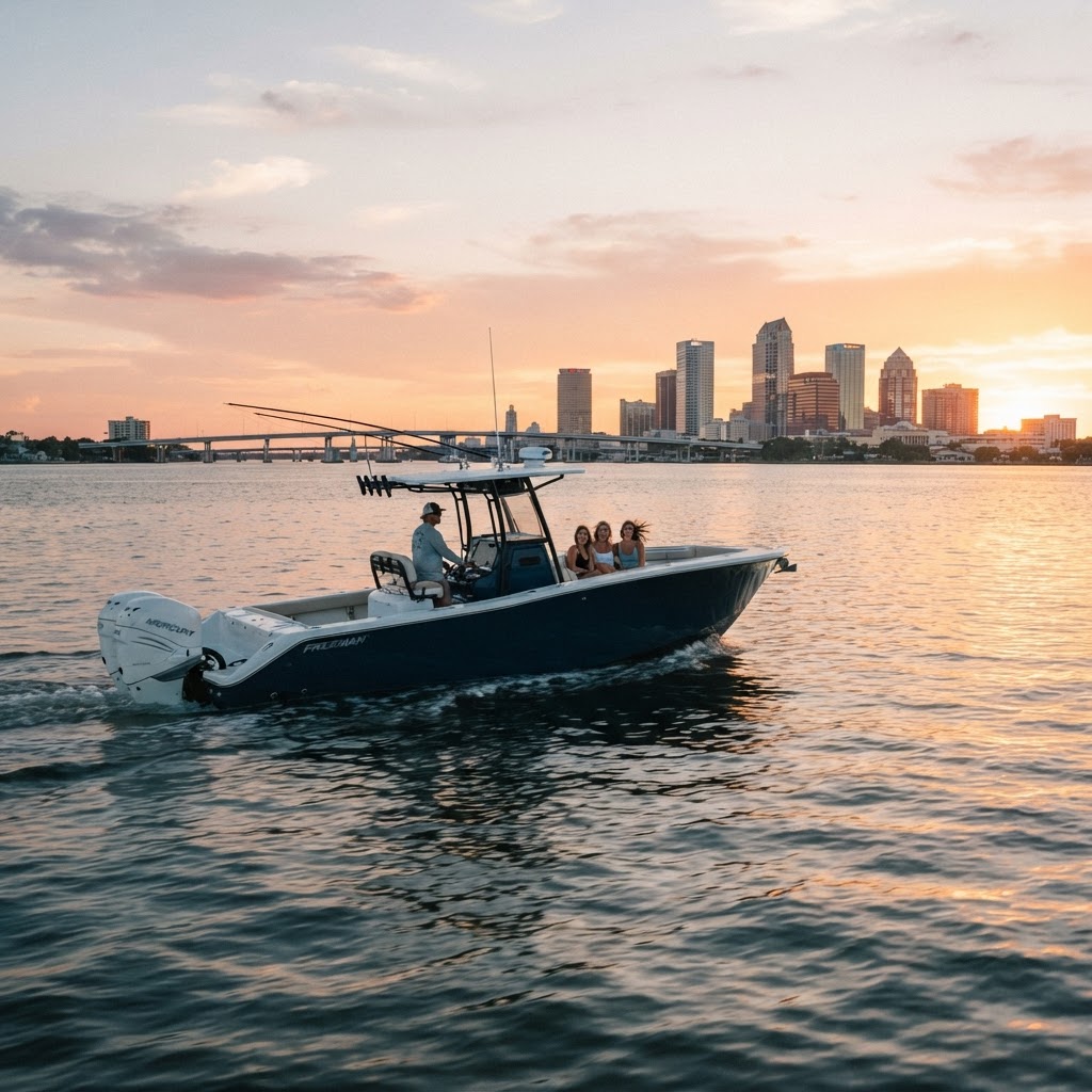 Tampa Bay boat rental trip