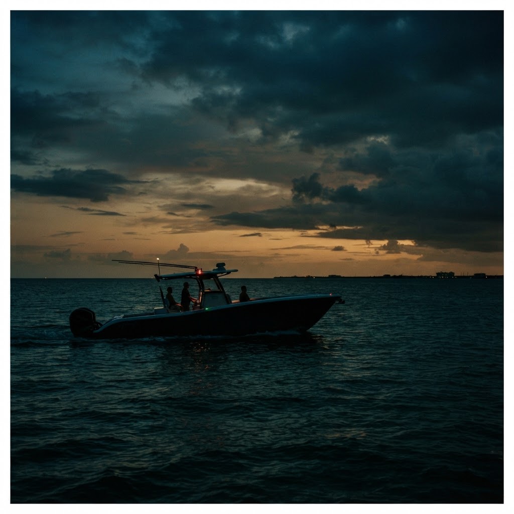 Center console boat rental for a Florida fishing trip