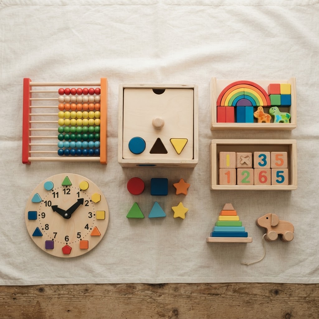 Wooden Puzzle Blocks