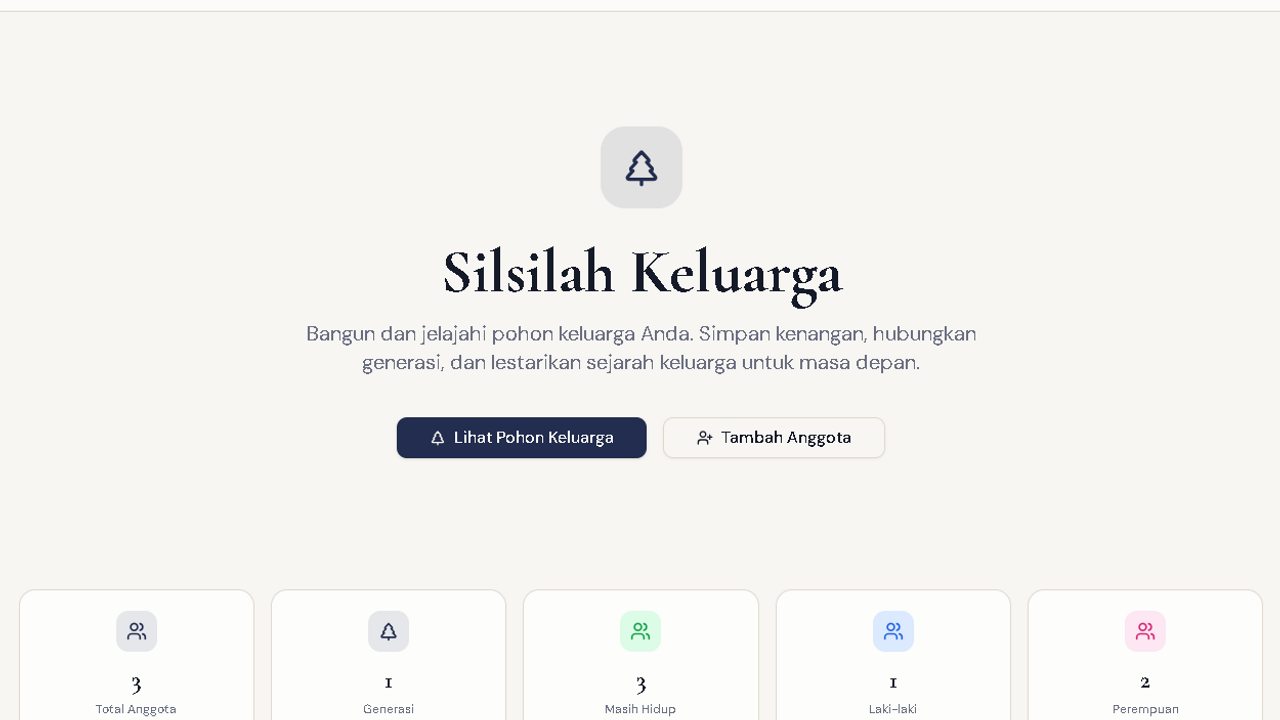 Keluarga template preview