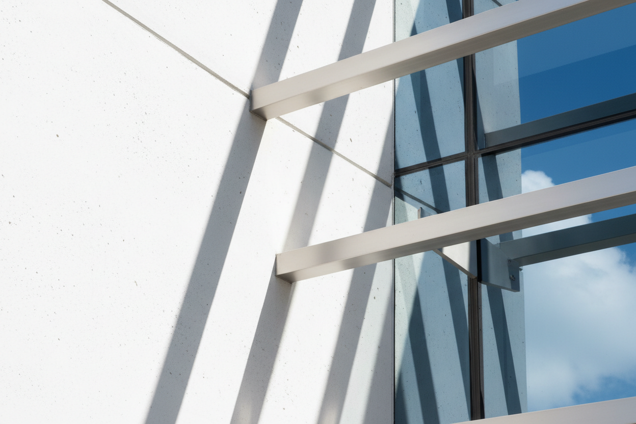 Clean modern architectural detail representing precision web development