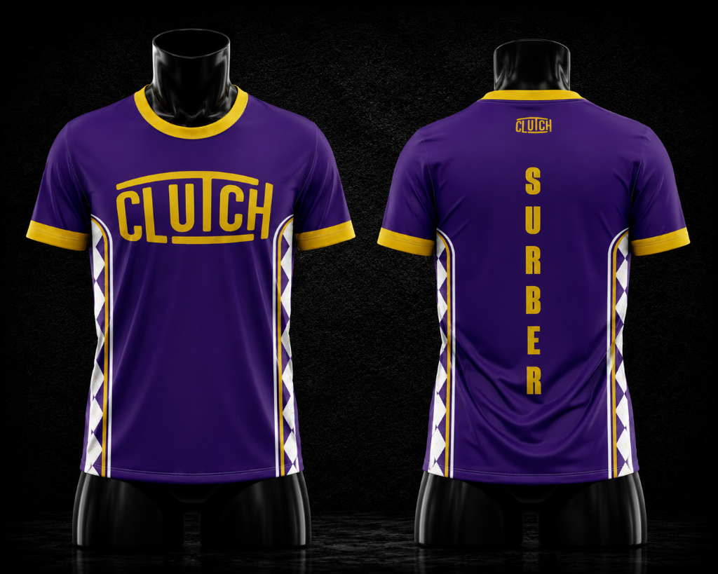Game Day Jersey — Purple/Gold