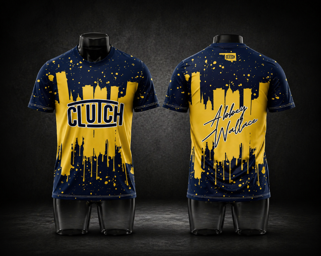 Clutch Skyline Jersey — Navy/Yellow