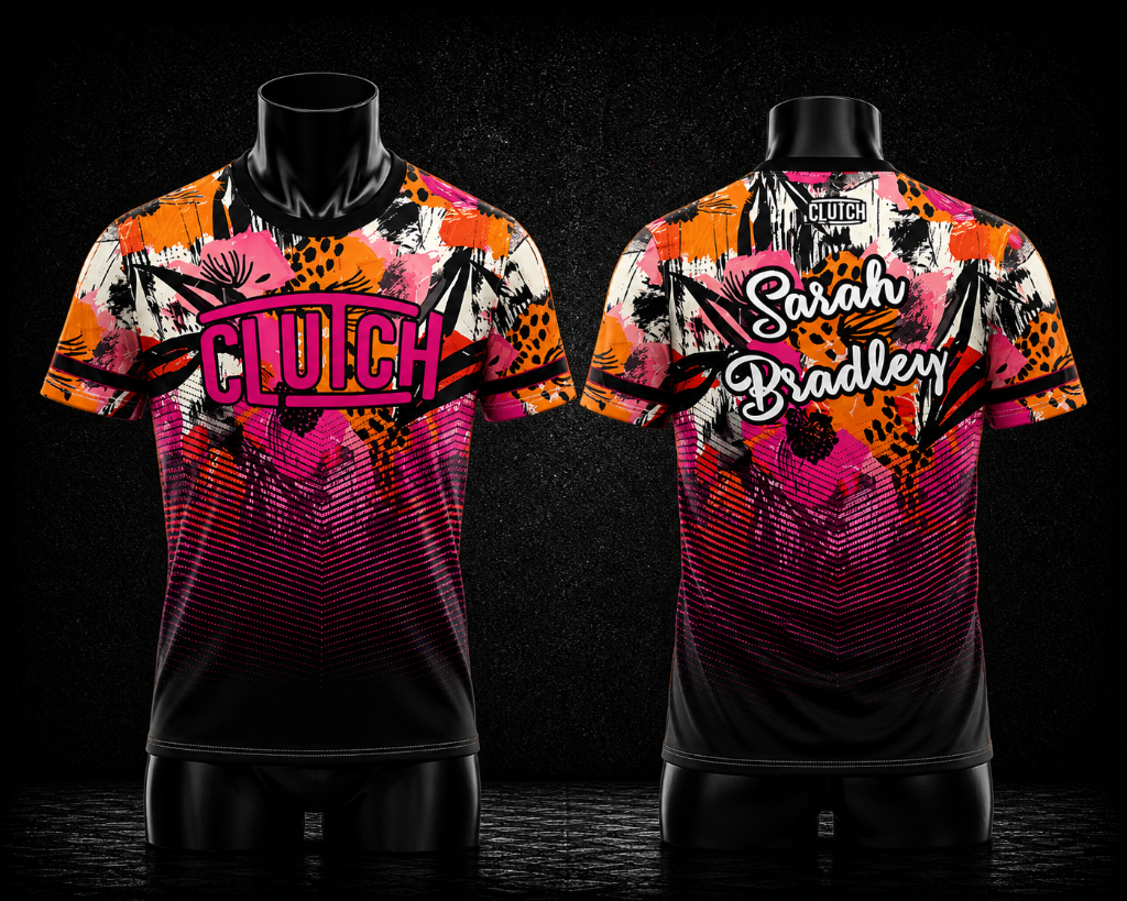 Clutch Wild Floral Fade Bowling Jersey
